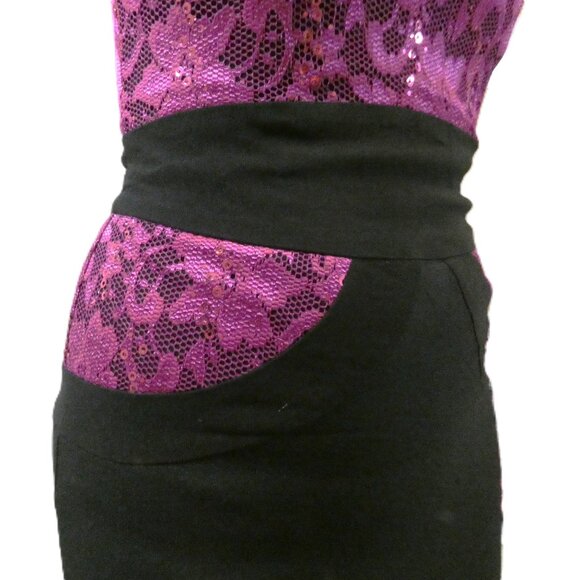 Holiday Party Dress Womens 4 Mermaid Corset Lace Vintage Old Hollywood Burgundy - Picture 7 of 9